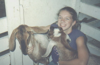 Lana and her goats