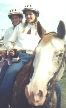 Us with our winning trophies :)