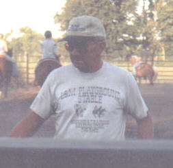 Lee, my horsetrainer who's almost like a grandpa to me