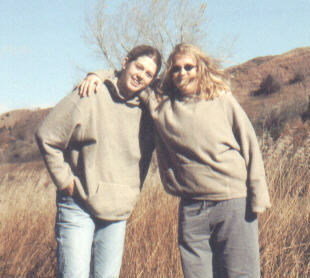 Sarah and me on our trip home from the Bob concert