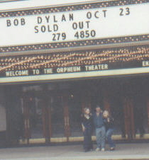 Sarah, Matt (Sarah's dad), and me at the Bob Concert