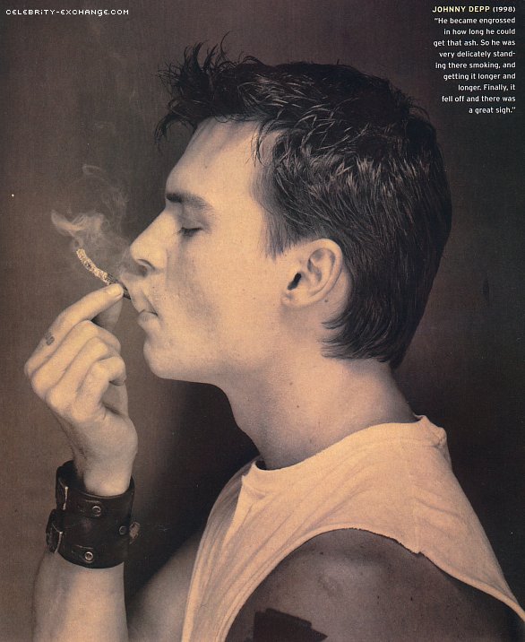 Please take note that neither Johnny nor I are promoting smoking.