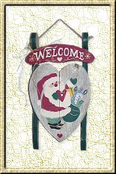Just one of many Santa Welcome Signs