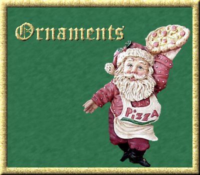 Welcome and Thank You for visiting My Ornament Page.
