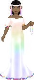 Iris, the messenger of the gods, the rainbow