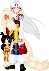 Bases by Indexed Color and Precious Pixels. Here he is, that totally gorgeous older brother Sesshoumaru, and Rin.