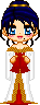 Yumi Komagata, Shishio's companion, and something of his caretaker. Her costume is a little hard, but her hair is the easiest I've done so far.