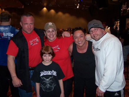 Me hanging with my pals...Brian, Andrea, Kathy and Bobby