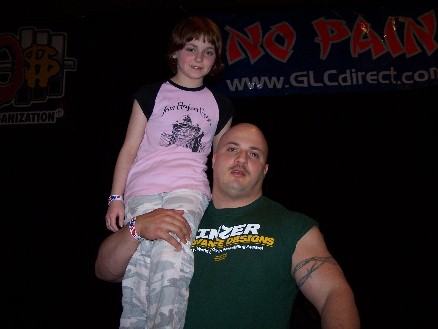Rob Luyando just picked me right up and put me on his shoulder