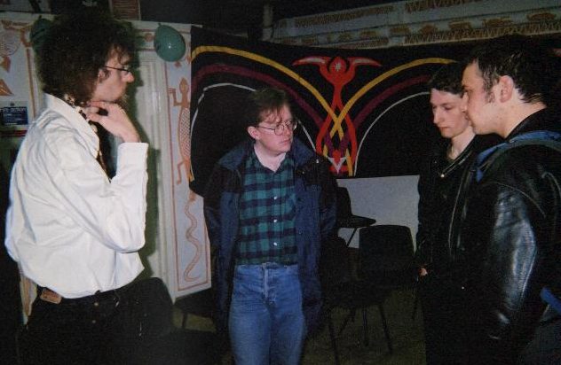 Visitors and discussion