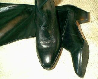 Charlene's soft leather fashion boots