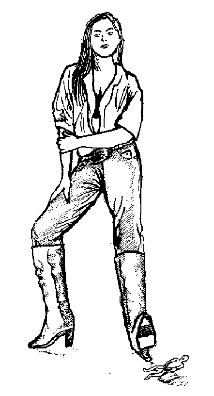 Ilene shows off her sole