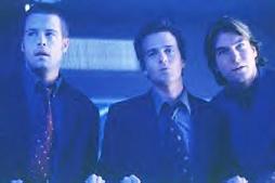 Manual, Corbin, and myself hanging out in a club,&nbsp; 4- 12- 01.
