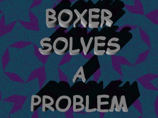 Boxer Solves a Problem