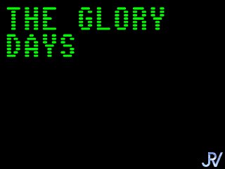 The Glory Days