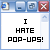 Pop-ups are annoying