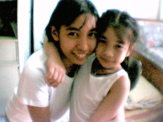 Me and my sister, Claudine