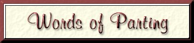 Words Of Parting