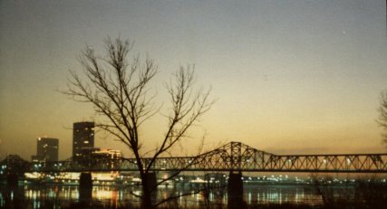 View of Louisville, KY from Jeffersonville