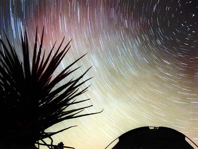 Star Trails, Joshua Tree - Fuji Superia 800 film