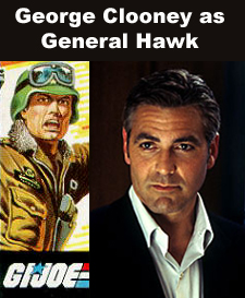 George Clooney as General Hawk