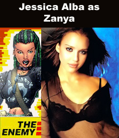 Jessica Alba as Zanya