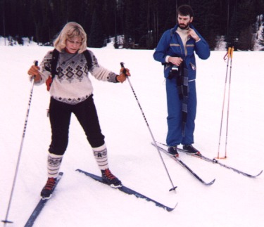 Manning Park x-country ski: 1987
