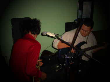 Rory Haris on Vocals and Guitar