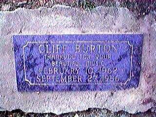 In memoriam: Cliff Burton