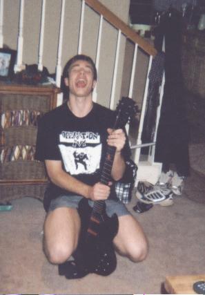 Gam having intercourse with his guitar hardcore...nothing out of the ordinary