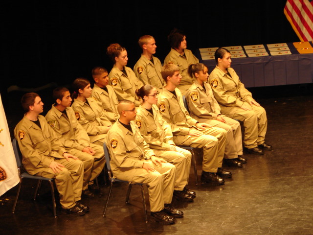 Class of Fall 2007 Basic Training Academy Cadets.&nbsp; 