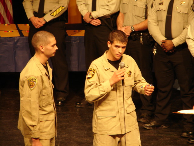 Sgt. B. Cline and Cap. S. Laurson.&nbsp; 
