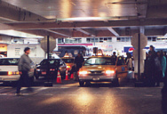 [The tunnel to get taxis]