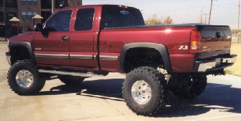 2001 Z-71 12" Full Throttle Lift, 37" TSL SSRs on Weld Typhoons