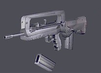 Modelo en 3D de armas