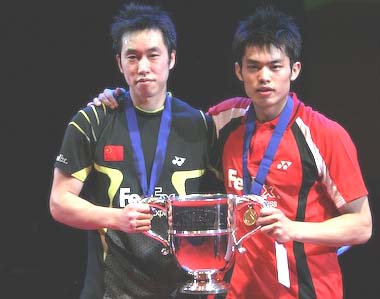 Lindan and Chen Yu. China Top Player!