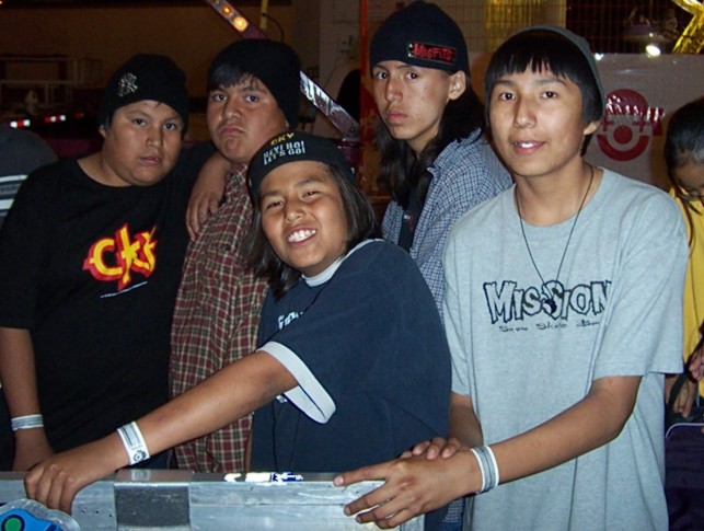 Jimmy, Cyrus, Jiles, Braden, and Tobie @ Stampede 2005. 