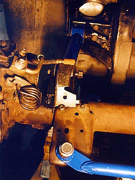 photo of brake line anchor bracket