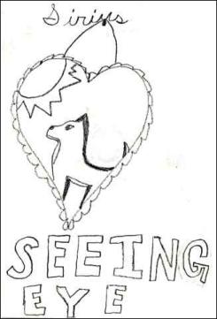 Drawing by Danielle
Sirius, Seeing Eye