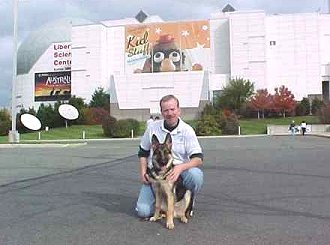 Brian and Sirius outside the LSC