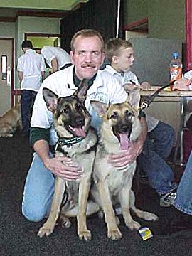 Brian, Sirius and a classmate
in the LSC Cafeteria