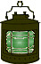 green starboard-side light