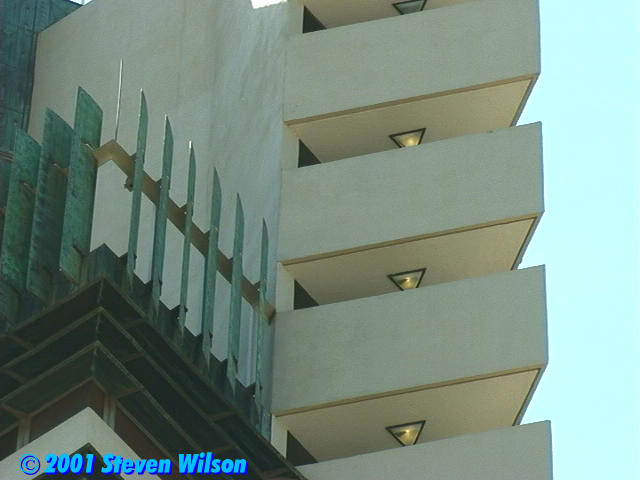 open-air stairwell