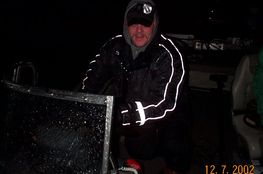 Buck with a little ice coating his cold weather gear