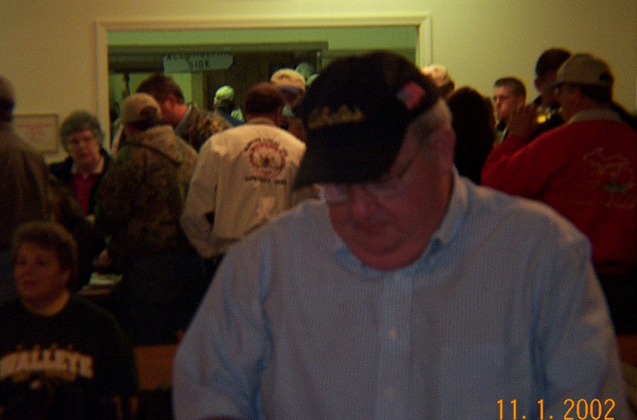 Mary Braun working at the WC Get Together