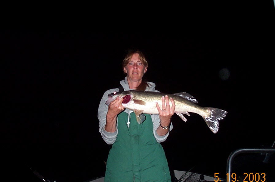 Chris's birthday walleye!