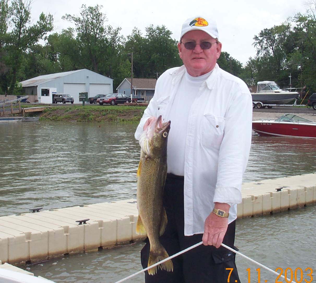 Ken with 1 of our 2 Day 3 fish before it got cancelled.