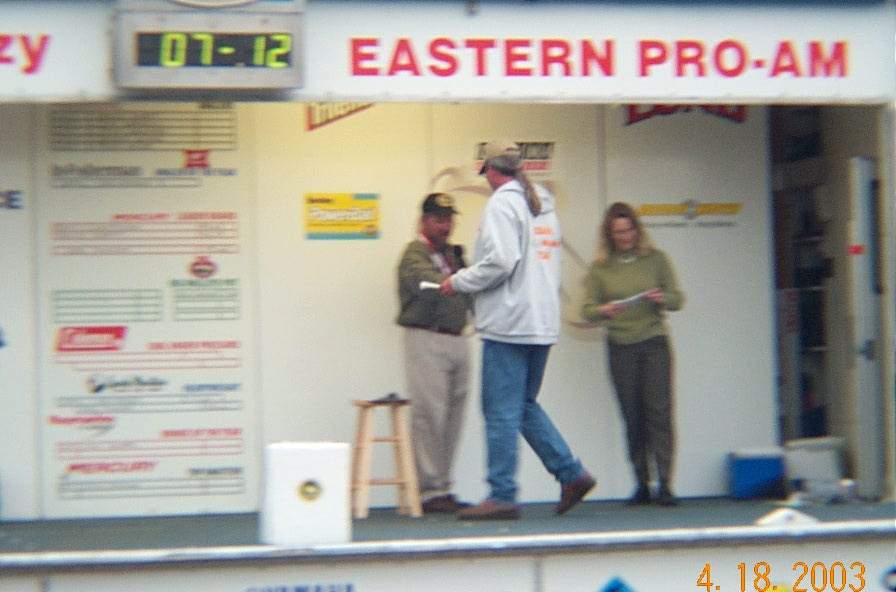 Me getting my first PWT check in my 1st PWT event! Cool!