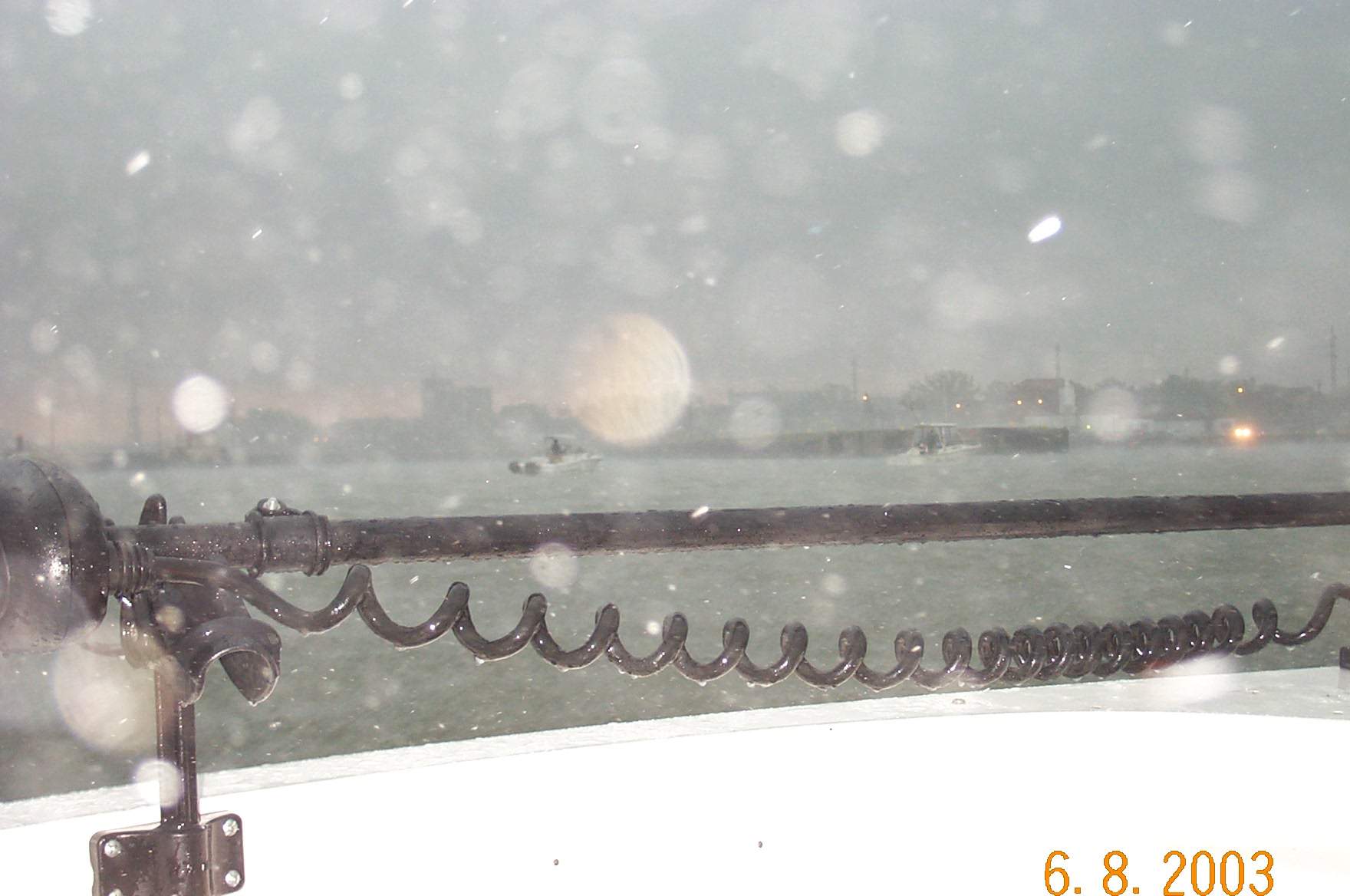 We had a pretty good rain an hour or so before weigh in.
