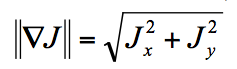 gradient magnitude